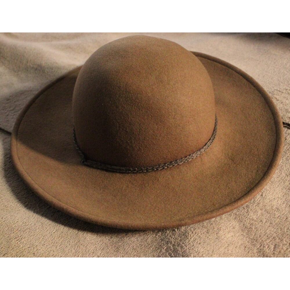 Lucky Brand Brown 100% Wool Felt Sunhat